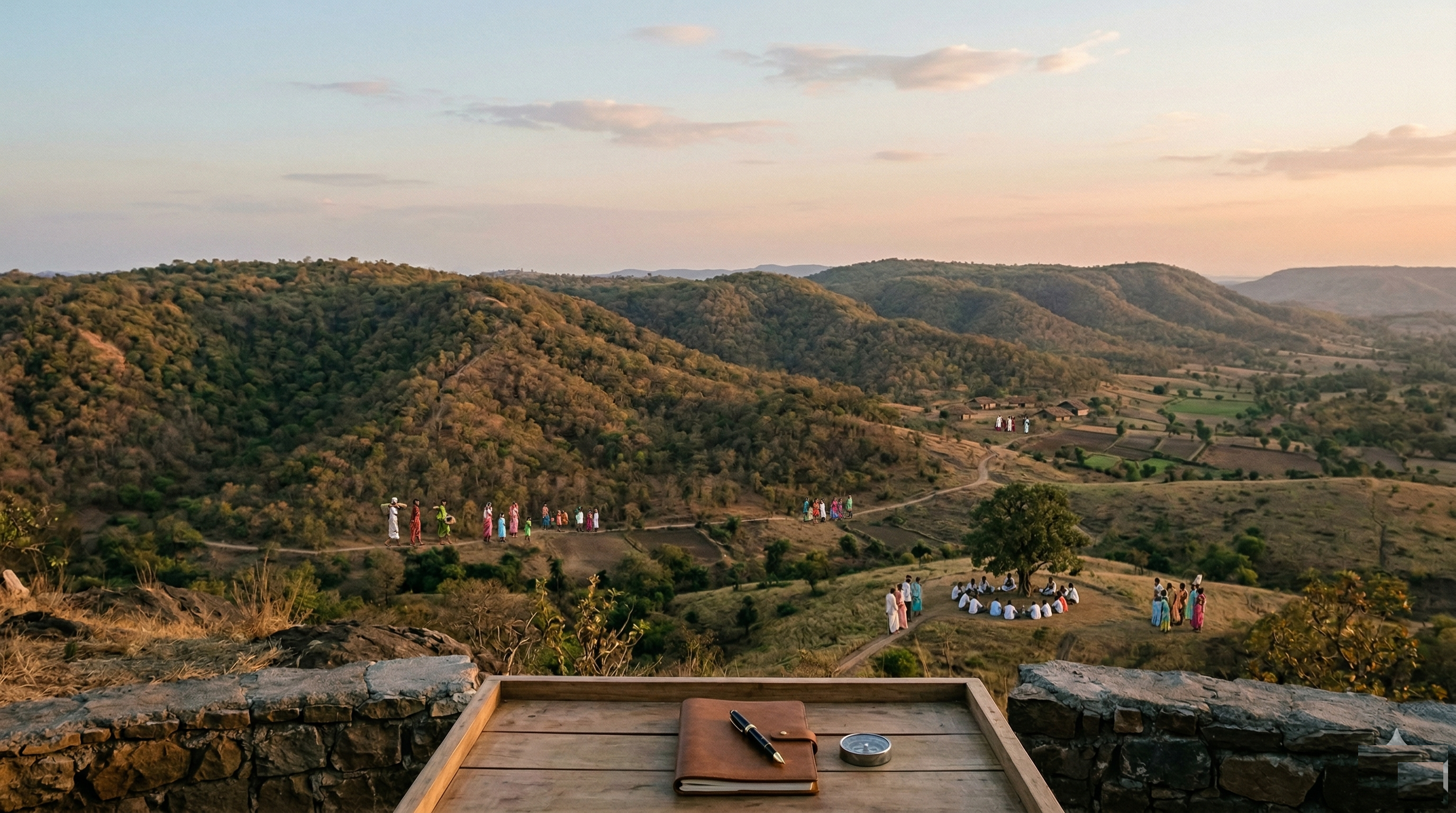 Landscape view for Sustainable Livelihoods in Gir